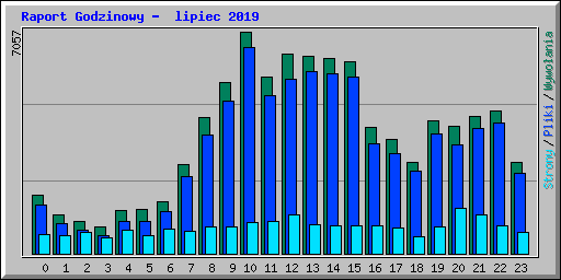 Raport Godzinowy -  lipiec 2019